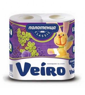 Полотенца бумажные Veiro Classic 2рул